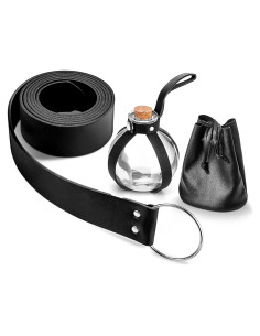 Accesorios Medievales para Cosplay: Botella, Cinturón y Bolsa