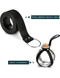 Accesorios Medievales para Cosplay: Botella, Cinturón y Bolsa 2