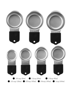 Juego de Tazas Medidoras Magnéticas X-zrew Acero Inoxidable 7 Piezas 2