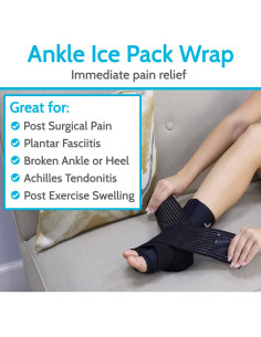 Envoltura de Hielo para Tobillo Vive Arctic Flex - Terapia Caliente y Fría 2
