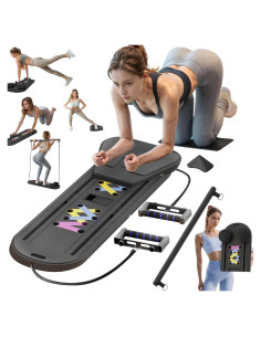 Tabla de Pilates Lerpio 6 en 1 Plegable y Portátil 150kg