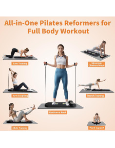 Tabla de Pilates Lerpio 6 en 1 Plegable y Portátil 150kg 2
