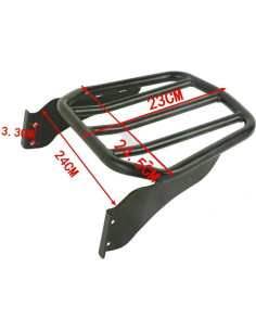 Soporte de Equipaje TCT-MOTORPARTS para Harley 2007-2017 Negro 2