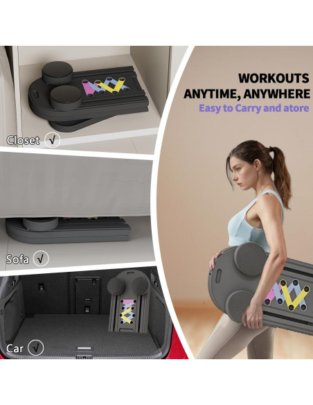 Tabla de Pilates Lerpio 6 en 1 Plegable y Portátil 150kg