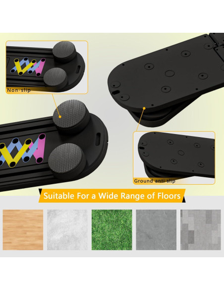 Tabla de Pilates Lerpio 6 en 1 Plegable y Portátil 150kg