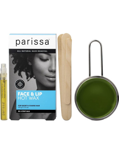 Kit de Cera Caliente Parissa para Cara y Labios 100g