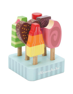 Conjunto de Helados de Madera Le Toy Van Honeybake 6 Piezas