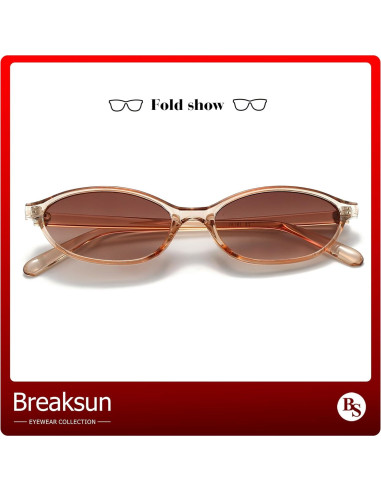 Gafas de sol ovaladas Breaksun B73 UV400 para mujeres