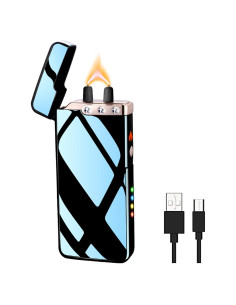 Encendedor Eléctrico Recargable RSBYE USB a Prueba de Viento