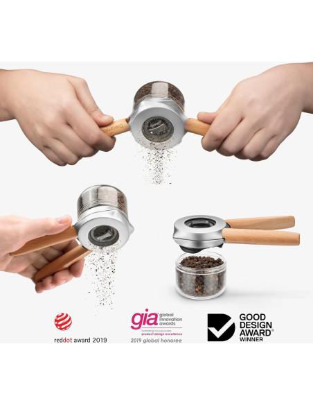 Molinillo de Pimienta Dreamfarm Ortwo Ergonómico 15ml Manual