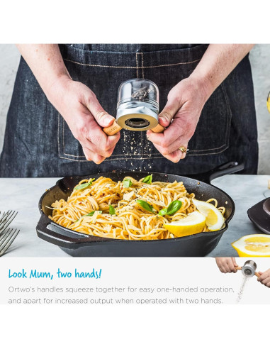 Molinillo de Pimienta Dreamfarm Ortwo Ergonómico 15ml Manual