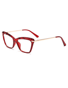 Gafas de Ojos de Gato FEISEDY Lentes Transparentes 55mm