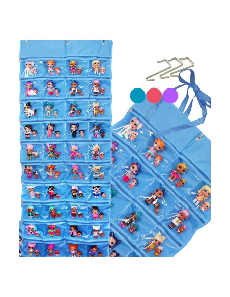Organizador Colgante HOME4 para Juguetes y Accesorios Azul