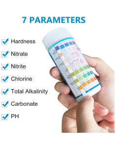 Tiras de Prueba de Agua para Acuarios FUNSWTM 7 en 1 - 100 Unidades 2