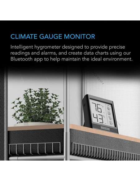 Higrómetro Inteligente AC Infinity CLOUDCOM B2 Bluetooth 140g