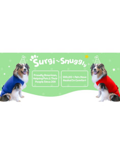 Traje de Recuperación Quirúrgica para Perros Surgi Snuggly 2XL-S 2