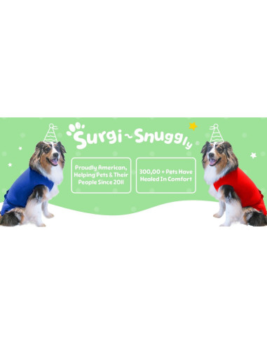 Traje de Recuperación Quirúrgica para Perros Surgi Snuggly 2XL-S