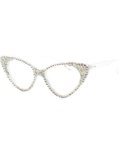 Gafas de lectura Cat Eye Bullabulling con strass 1.75x