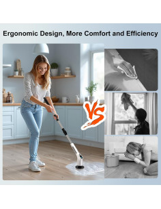 Limpiador Eléctrico 8 en 1 Ceamorfco Blanco, Ergonómico 2