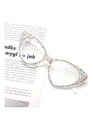 Gafas de lectura Cat Eye Bullabulling con strass 1.75x