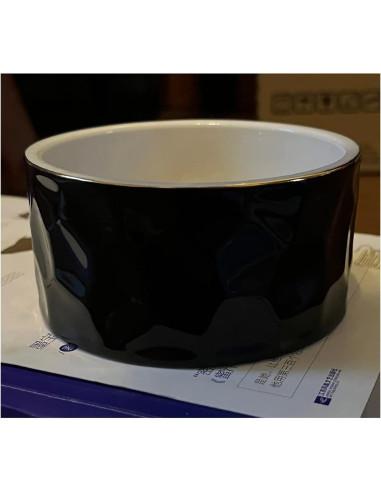 Soporte para Clips de Papel Aewill Cerámica Negro 8.89cm