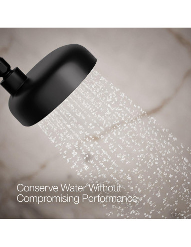 Cabezal de Ducha KOHLER 26290-G-BL 1.75 GPM Negro Mate