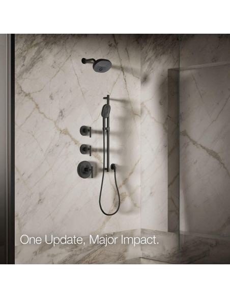 Cabezal de Ducha KOHLER 26290-G-BL 1.75 GPM Negro Mate