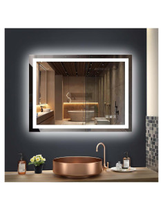 Espejo de Baño LED SumKea 121.9x91.4 cm con Control Táctil