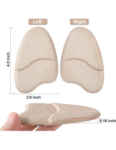 Almohadillas Metatarsales Antideslizantes Ashoesert 3 Pares