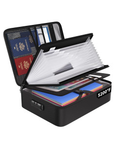 Bolsa Organizadora de Archivos ENGPOW Ignífuga 13 Bolsillos