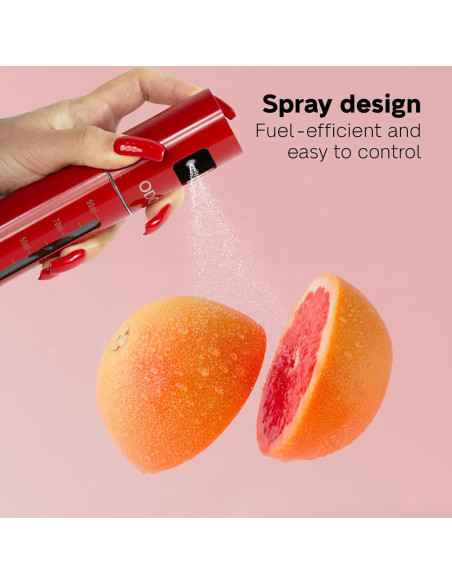 Spray de Aceite ODO 100ml Acero Inoxidable Rojo - Cocina Saludable