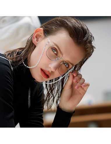 Cadenas para Gafas ONESING 4 Pcs Ajustables Multicolor