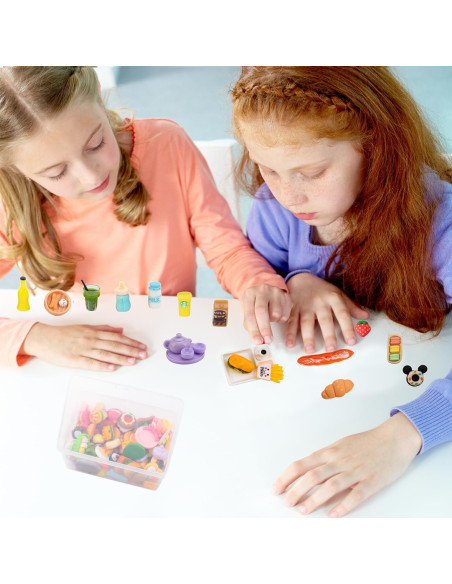 Set de 100 Accesorios de Comida Miniatura MUYIZI con Caja