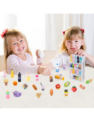 Set de 100 Accesorios de Comida Miniatura MUYIZI con Caja
