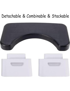 Escalón de Inodoro Plegable Coldchill 17.78 cm Negro 2