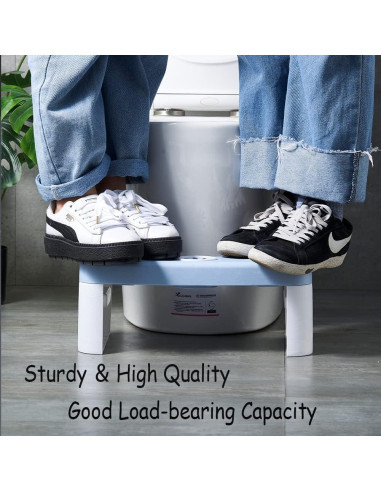 Escalón de Inodoro Plegable Coldchill 17.78 cm Negro