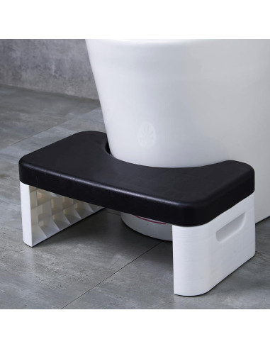 Escalón de Inodoro Plegable Coldchill 17.78 cm Negro