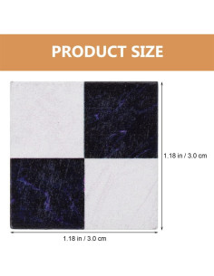 Baldosas de Piso en Miniatura Zerodeko 27 Piezas 3x3cm 2