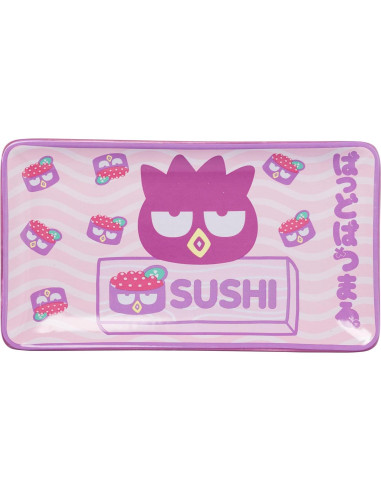 Conjunto de Sushi Cerámica Badtz Maru Sanrio 3 Piezas