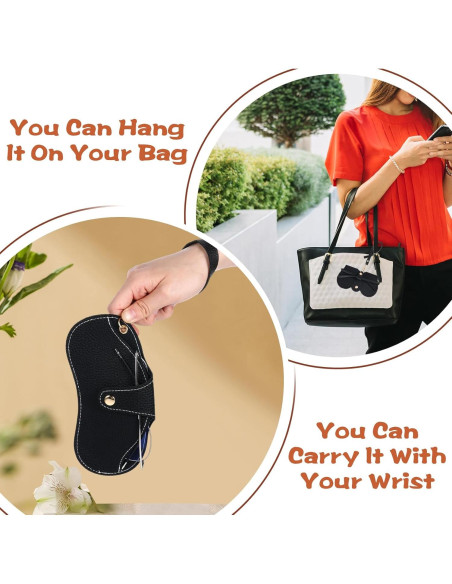 Estuche de Gafas de Sol YUXIANLB de Cuero Suave - Portátil