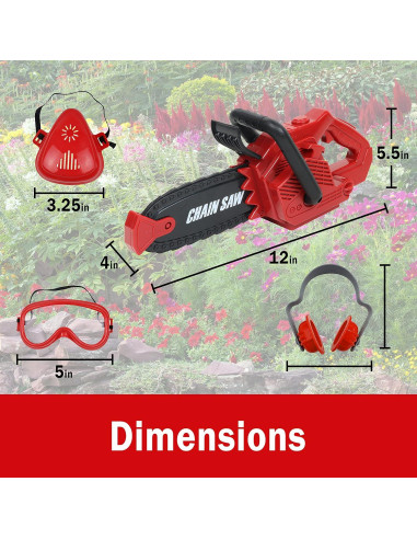 Sierra de Juguete TeganPlay con Sonido y Accesorios