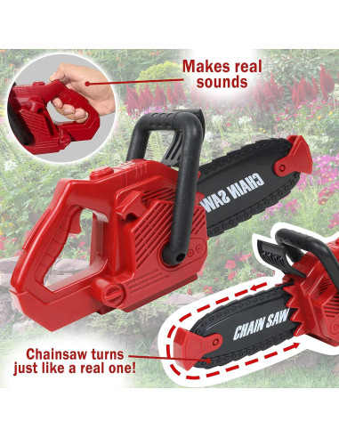 Sierra de Juguete TeganPlay con Sonido y Accesorios