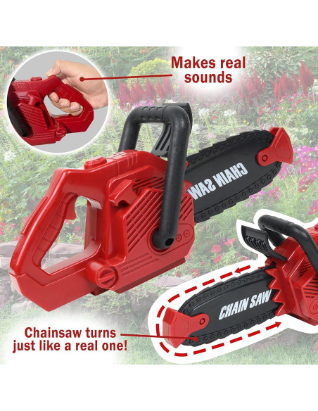 Sierra de Juguete TeganPlay con Sonido y Accesorios