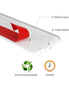 Sellador de Draft BAINING para Puertas 5.08 cm x 99 cm Blanco 2