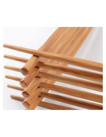 Palillos de Bambú Reutilizables JapanBargain 3650 - 5 Pares 22.86 cm