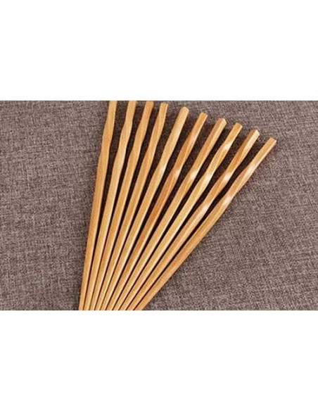 Palillos de Bambú Reutilizables JapanBargain 3650 - 5 Pares 22.86 cm
