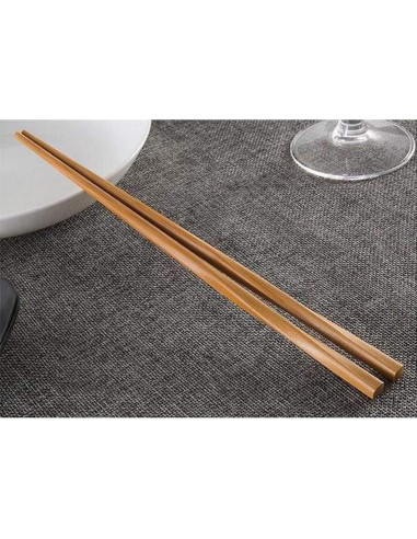 Palillos de Bambú Reutilizables JapanBargain 3650 - 5 Pares 22.86 cm