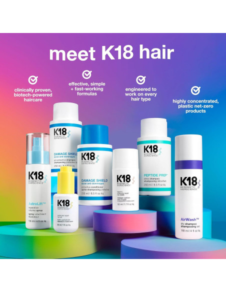 Aceite Reparador Molecular K18 10 ml - Cabello Fuerte y Saludable