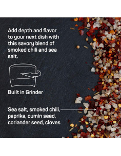 Sazonador de Sal de Mar con Chile Ahumado Palermo 204g 2