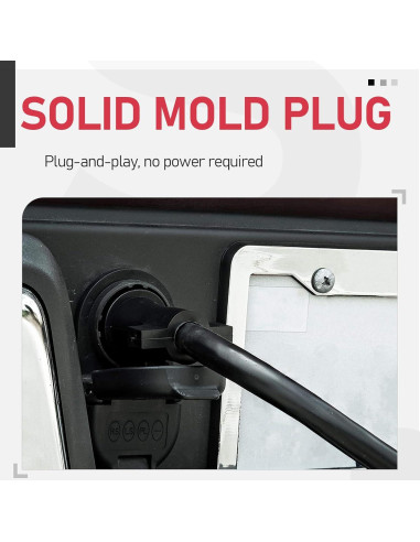 Kit de Arnés de Cableado para Remolque GLUWPA 7 Pines 8 Pies